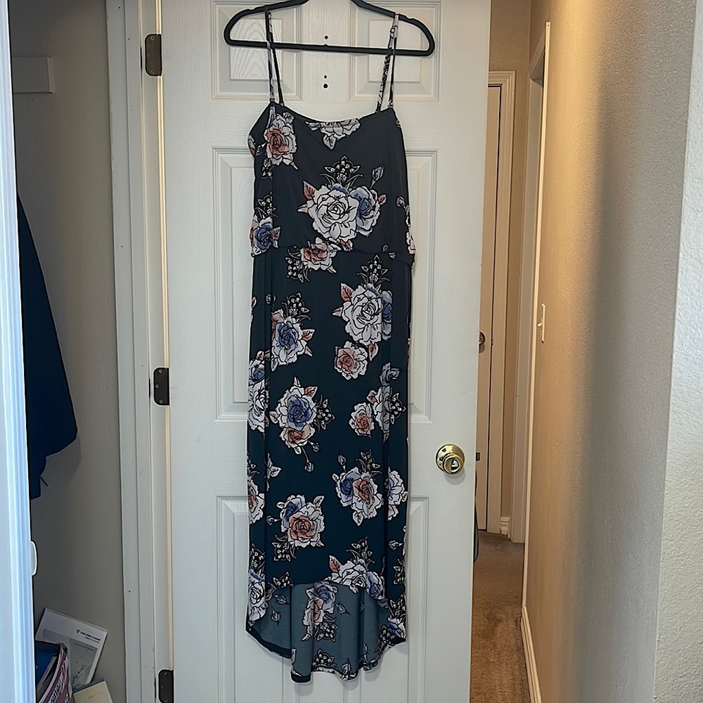 Green Maurice’s High Low Dress